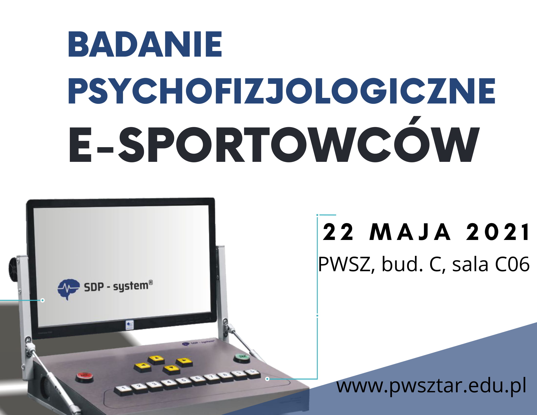 Badanie psychofizjologiczne e-sportowców na tarnowskiej PWSZ z wykorzystaniem SDP- system