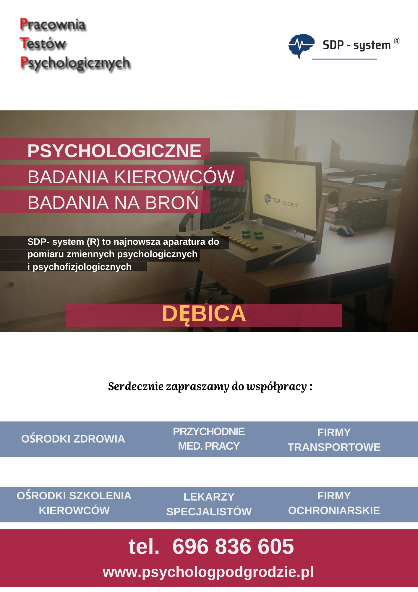 PTP w Dębicy zaprasza na badania. Kolejny zadowolony klient SDP – system